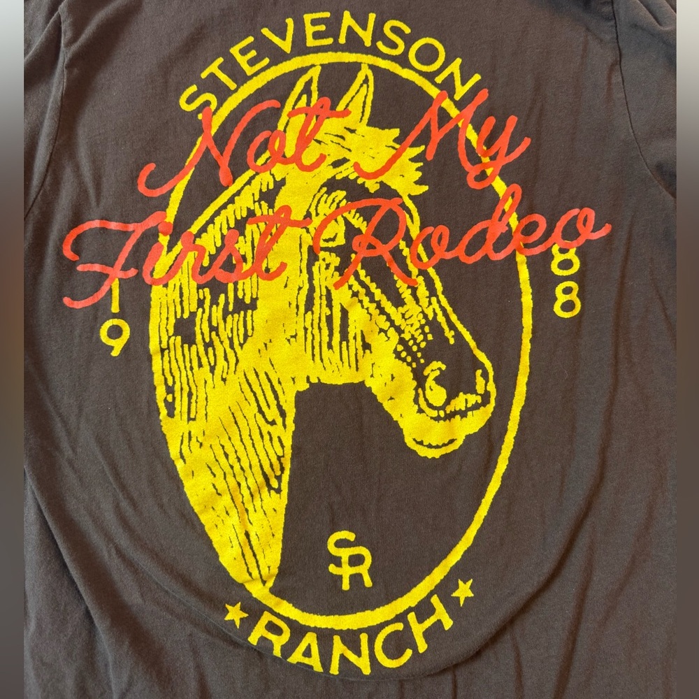 Stevenson Ranch Size Large Brown T-Shirt